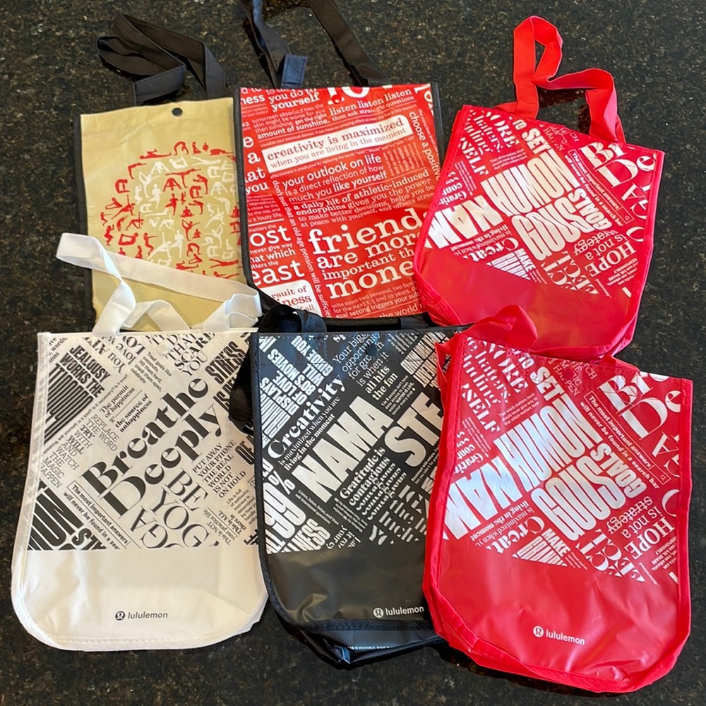 Lululemon Shoppers Reusable Shopping Bag